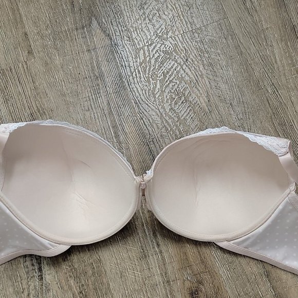 38DD Love Affair Underwired Bra ~ Beige ~ Polka Dot ~ Adjustable Straps - Picture 4 of 5